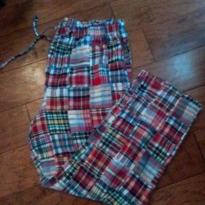 Brooks Brothers lounge pants.